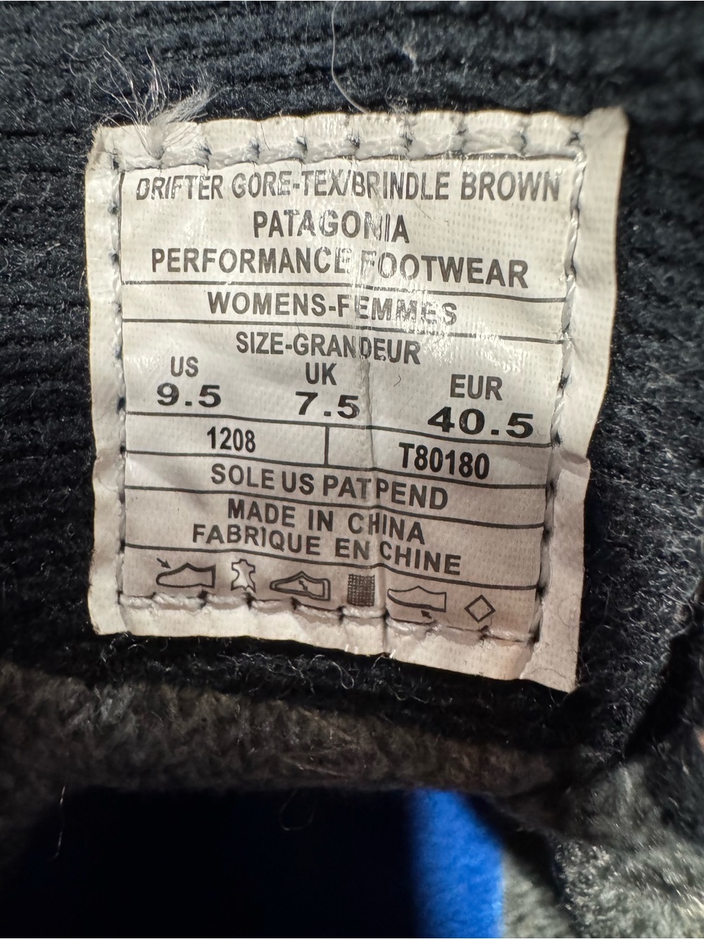 Patagonia Drifter Gore-Tex Hiking Boot in Brindle Brown Sz 9:5 - Picture 13 of 13